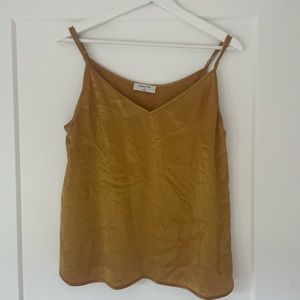 Aritzia gold camisole